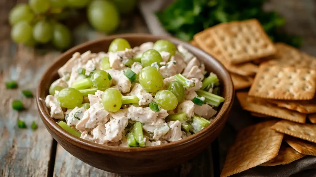How do you make chicken salad with shredded chicken?