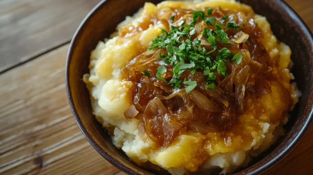 smothered potatoes