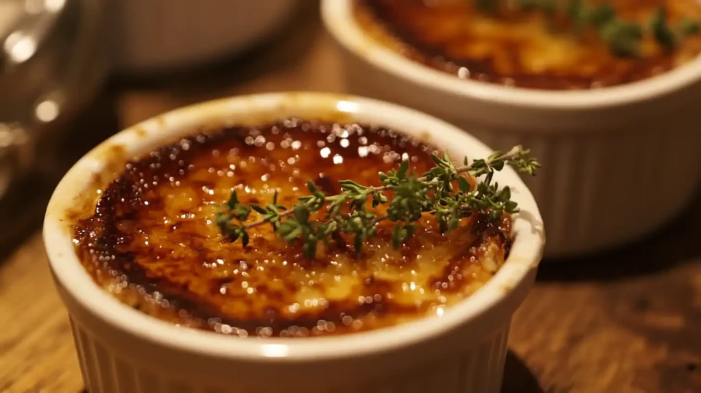 How Do You Serve Crab Crème Brûlée? A Comprehensive Guide 3 u5778331574 A close up of Crab Crme Brle served in elegant wh 97f256a5 4524 4c75 b8e8 2904fee7c57b 2 How Do You Serve Crab Crème Brûlée? A Comprehensive Guide