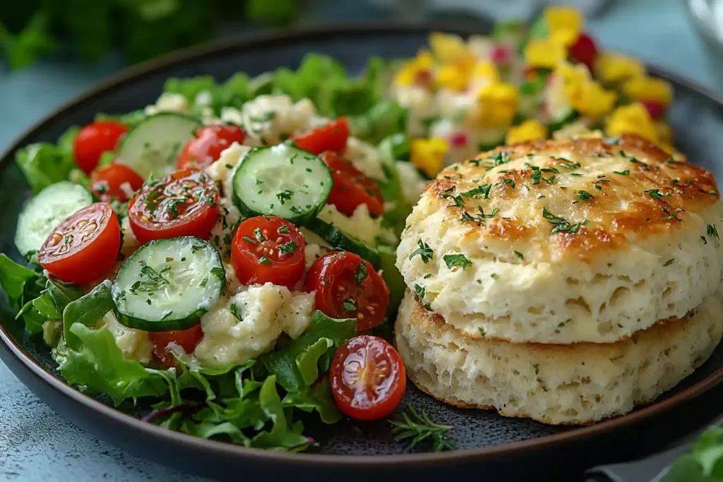 What to serve with chicken biscuits?