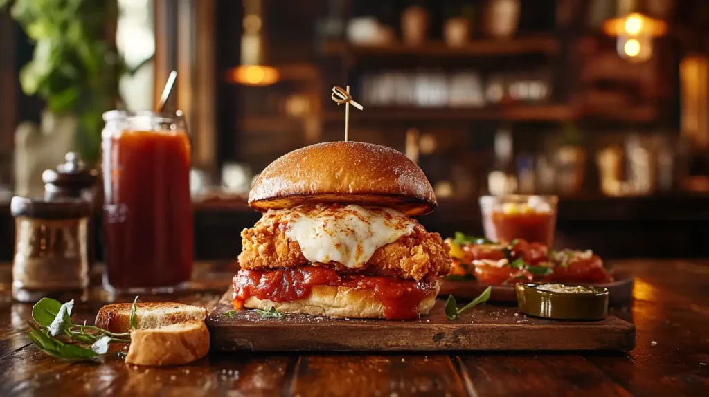 chicken parm sandwich
