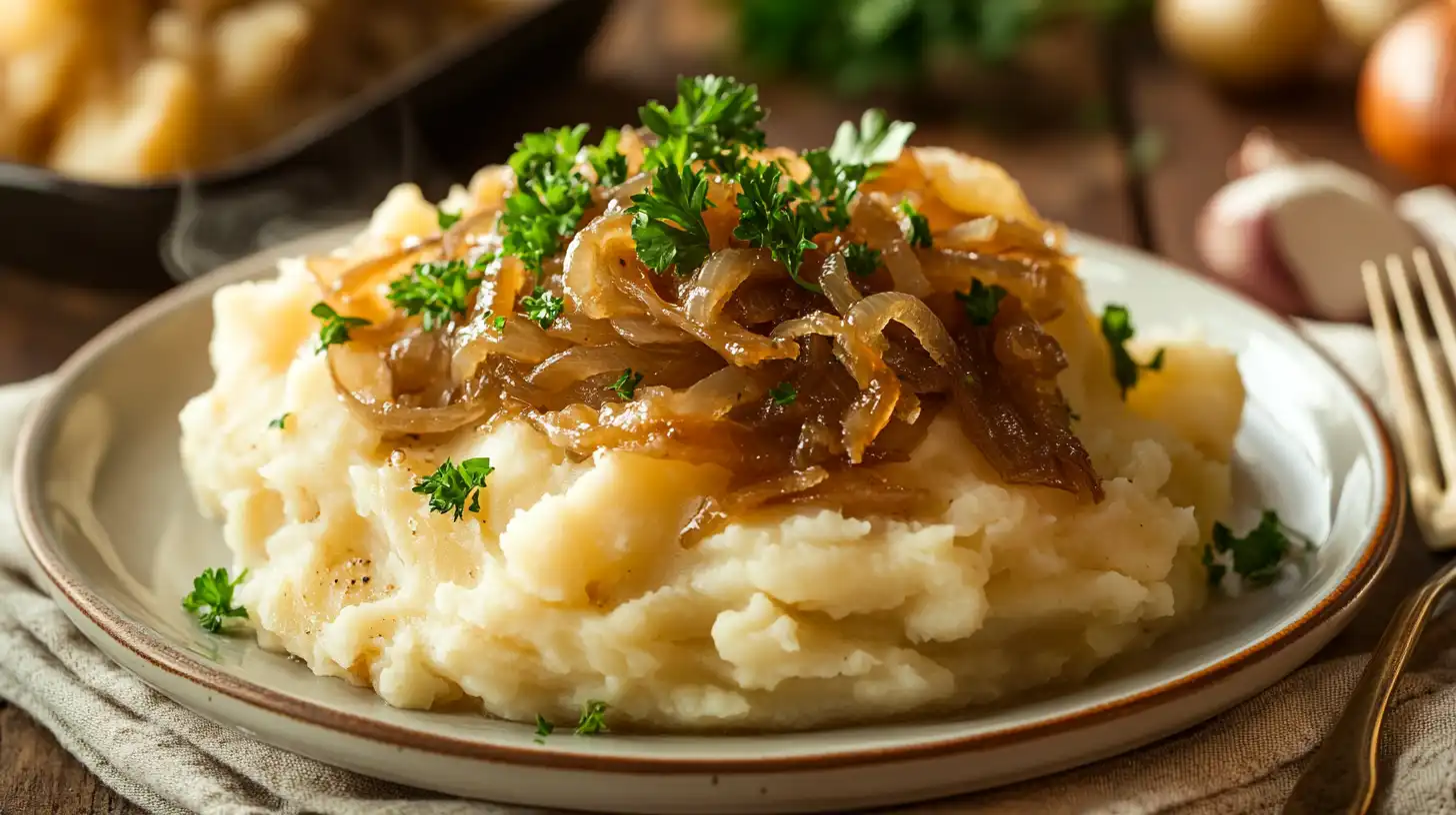 What do you need to make southern smothered potatoes?