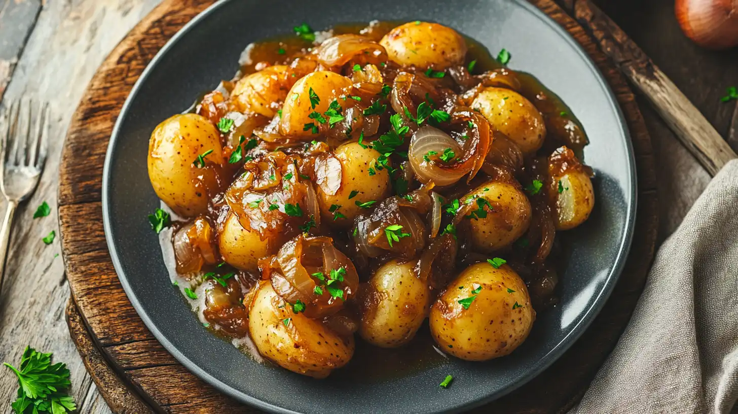 What are smothered potatoes?
