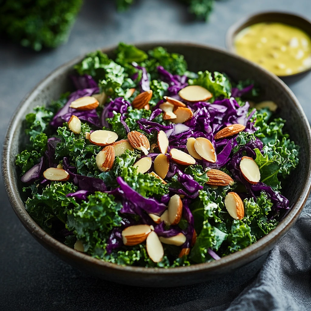 Chick-fil-A Kale Crunch Salad served in a bowl with dressing on the side