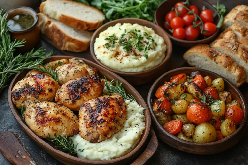 Who serves Alice Springs chicken?