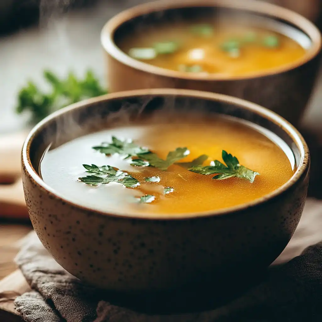 Can You Make Soup with Beef Bones? 3 u5778331574 A warm bowl of golden bone broth served with pars be83c193 4d33 479f 9074 3ae11d9386a9 3 optimized Can You Make Soup with Beef Bones?