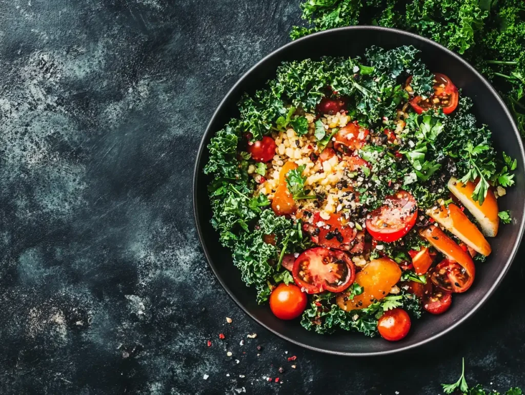 How do you make a Kale salad?