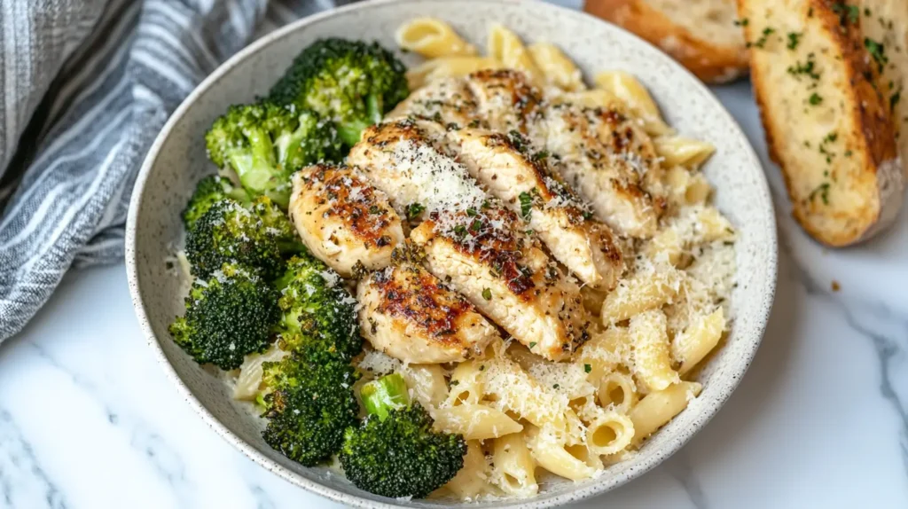 U5778331574 Garlic Parmesan Chicken Pasta Served Alongside Ro D6ff2211 88a3 44b4 9d75 95fc7fdbd432 0